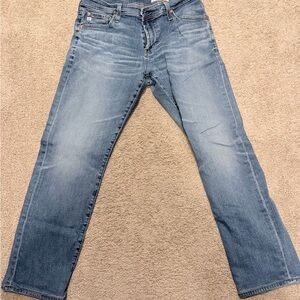 AG Adriano Goldschmied Light Blue 33r x30 Straight Jeans
